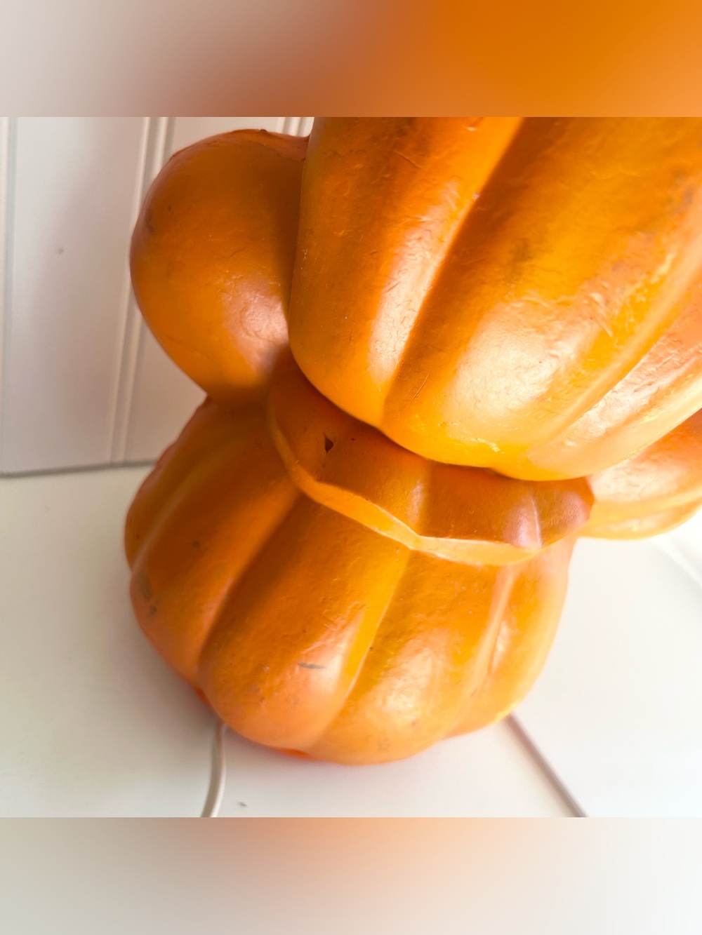 Trendmasters Disney Light Foam Pumpkin Stack 1998 Mickey Donald Goofy Halloween - Picture 7 of 16